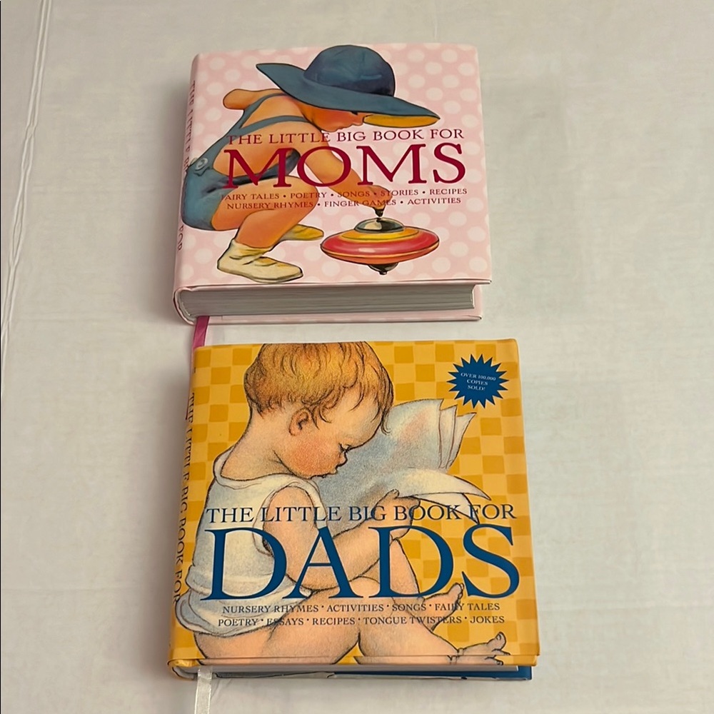 The Little Big Book for Moms and Dads - Pink and Yellow Hardcover w/jackets EUC